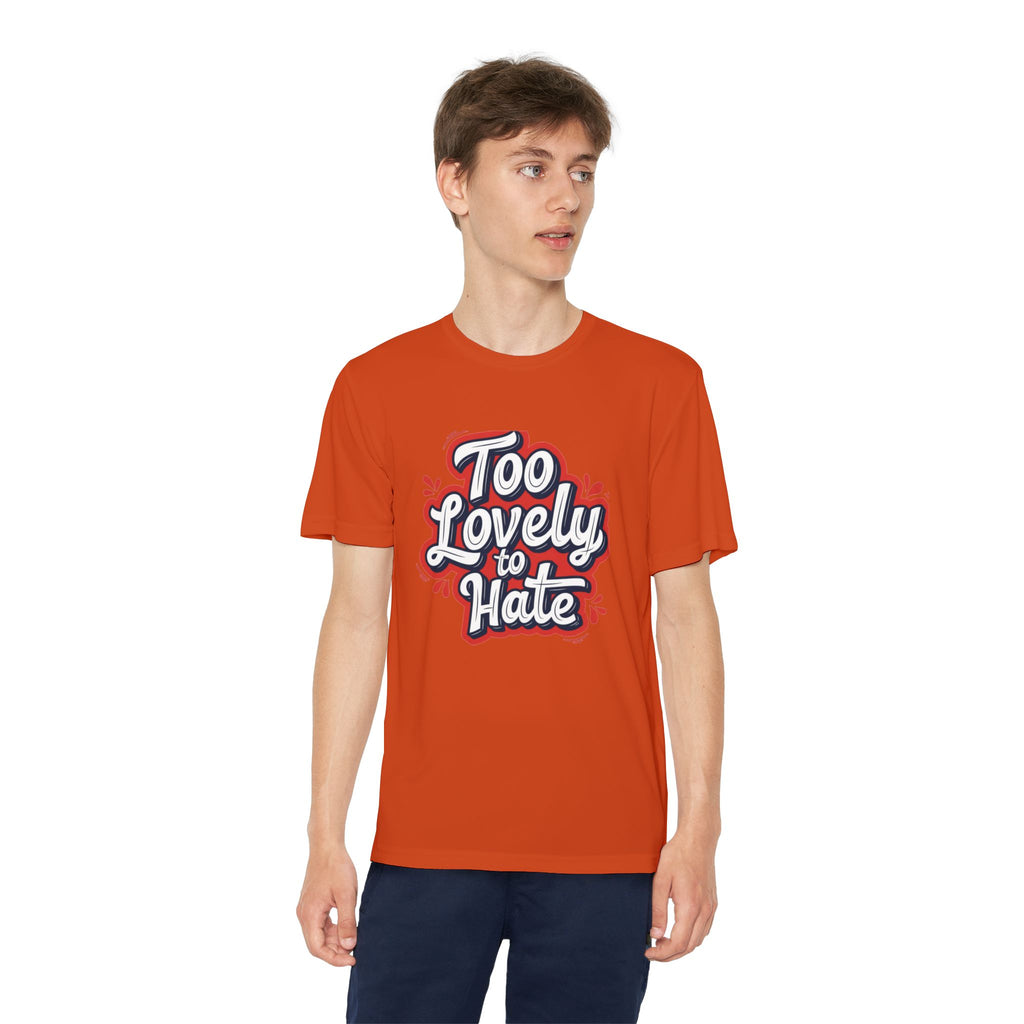 Youth Tee “Too Lovely to Hate / Love More Hate Less”