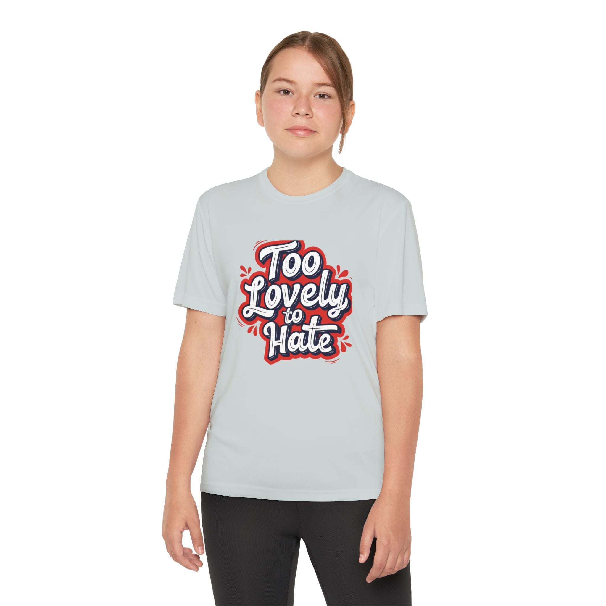 Youth Tee “Too Lovely to Hate / Love More Hate Less”