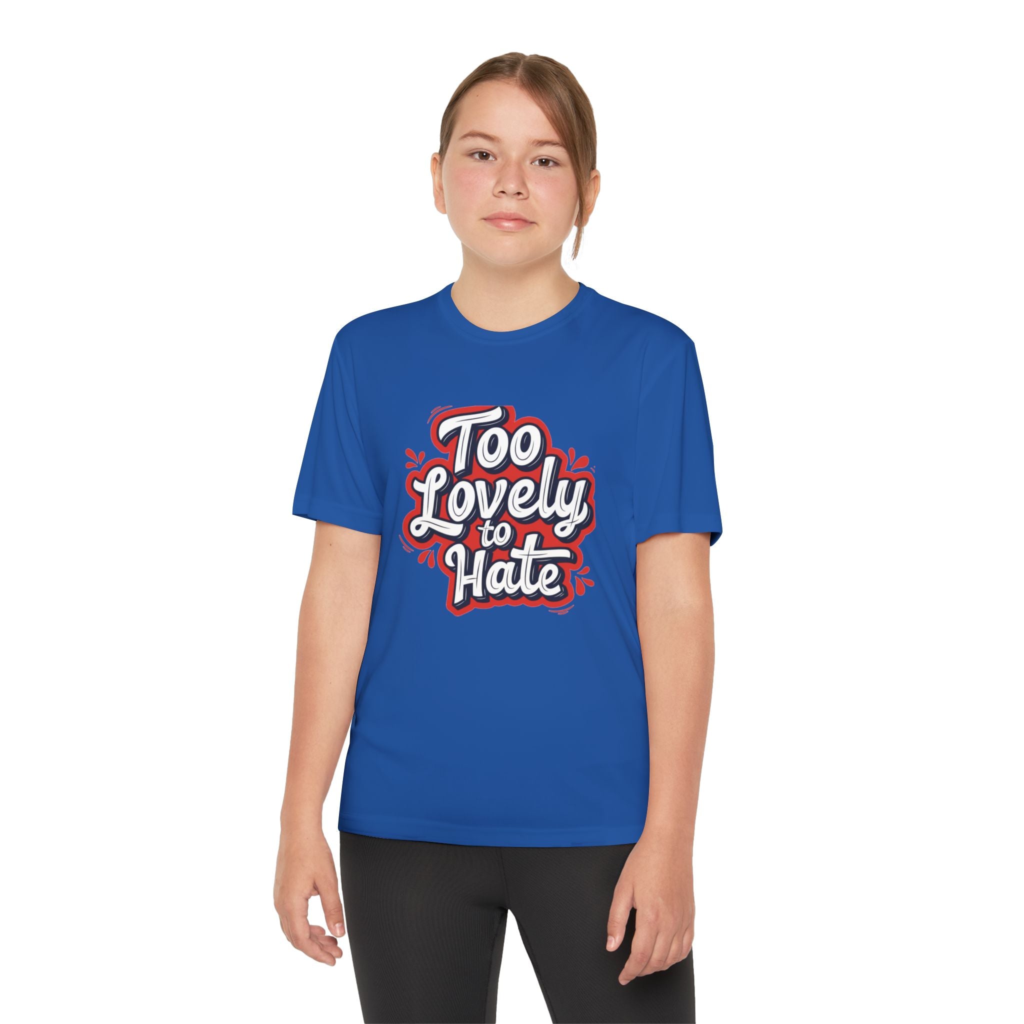 Youth Tee “Too Lovely to Hate / Love More Hate Less”