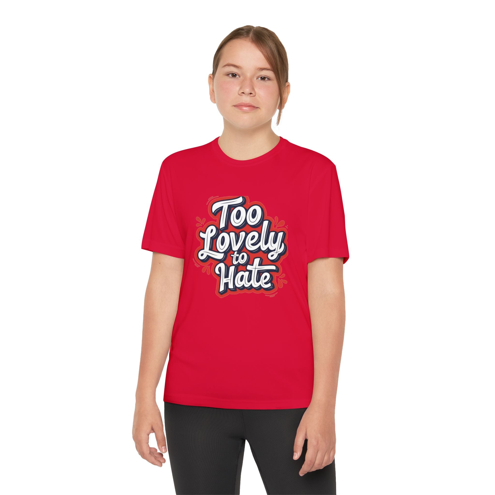Youth Tee “Too Lovely to Hate / Love More Hate Less”