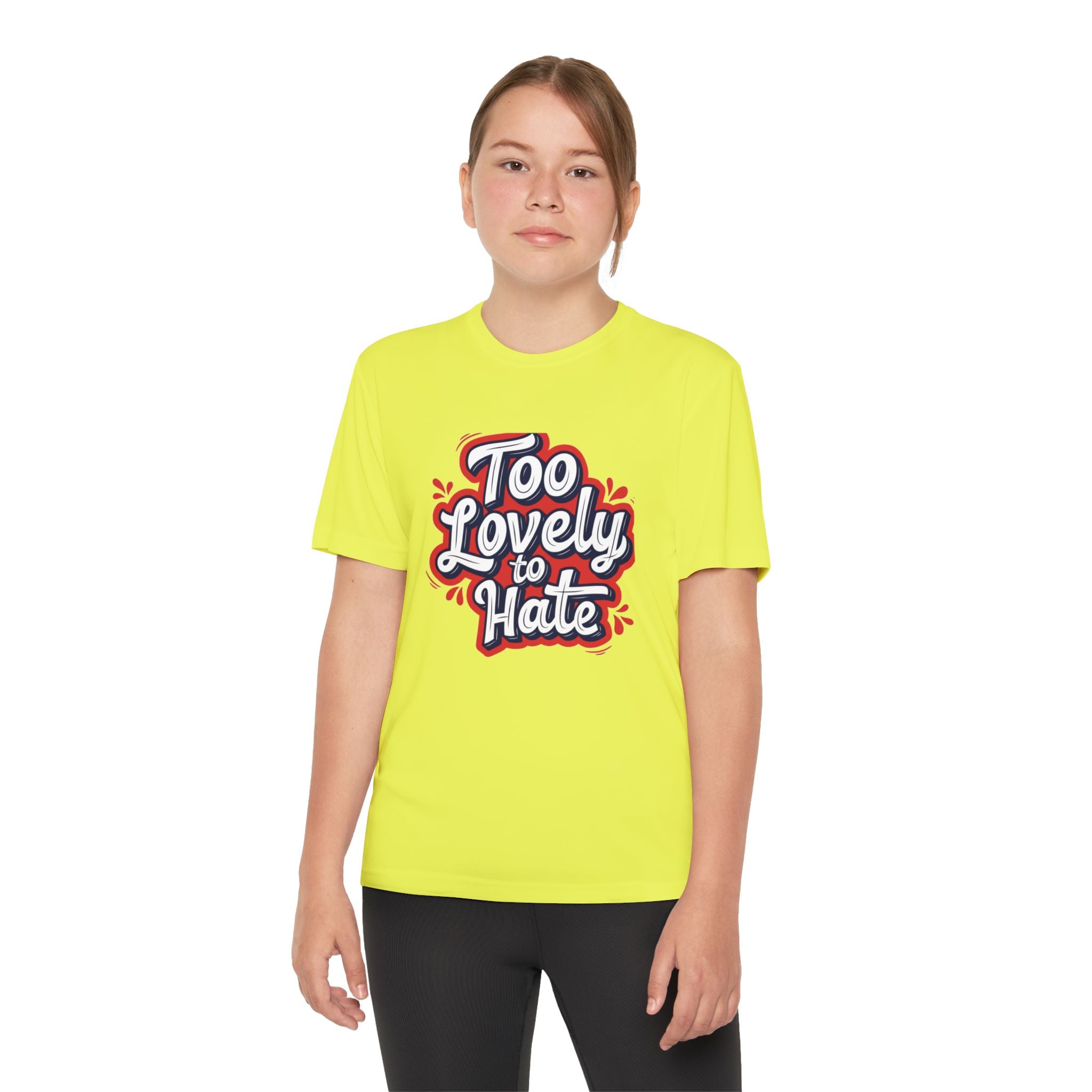 Youth Tee “Too Lovely to Hate / Love More Hate Less”