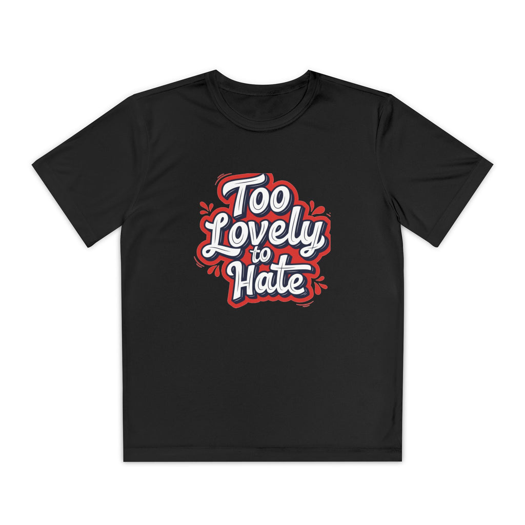 Youth Tee “Too Lovely to Hate / Love More Hate Less”