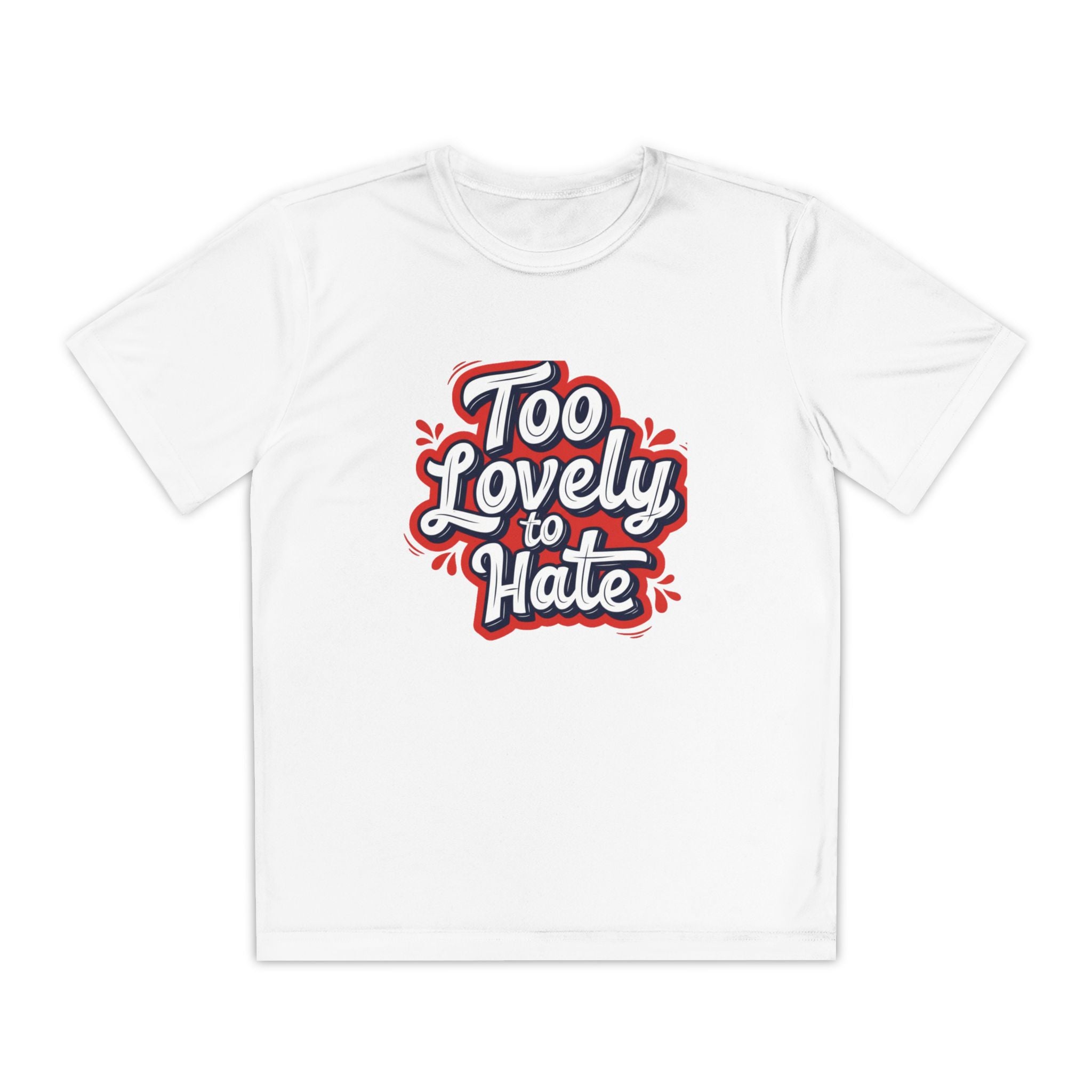 Youth Tee “Too Lovely to Hate / Love More Hate Less”