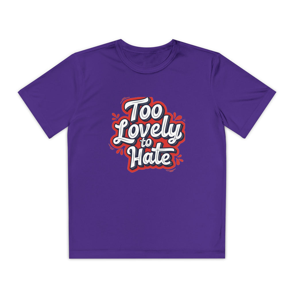 Youth Tee “Too Lovely to Hate / Love More Hate Less”