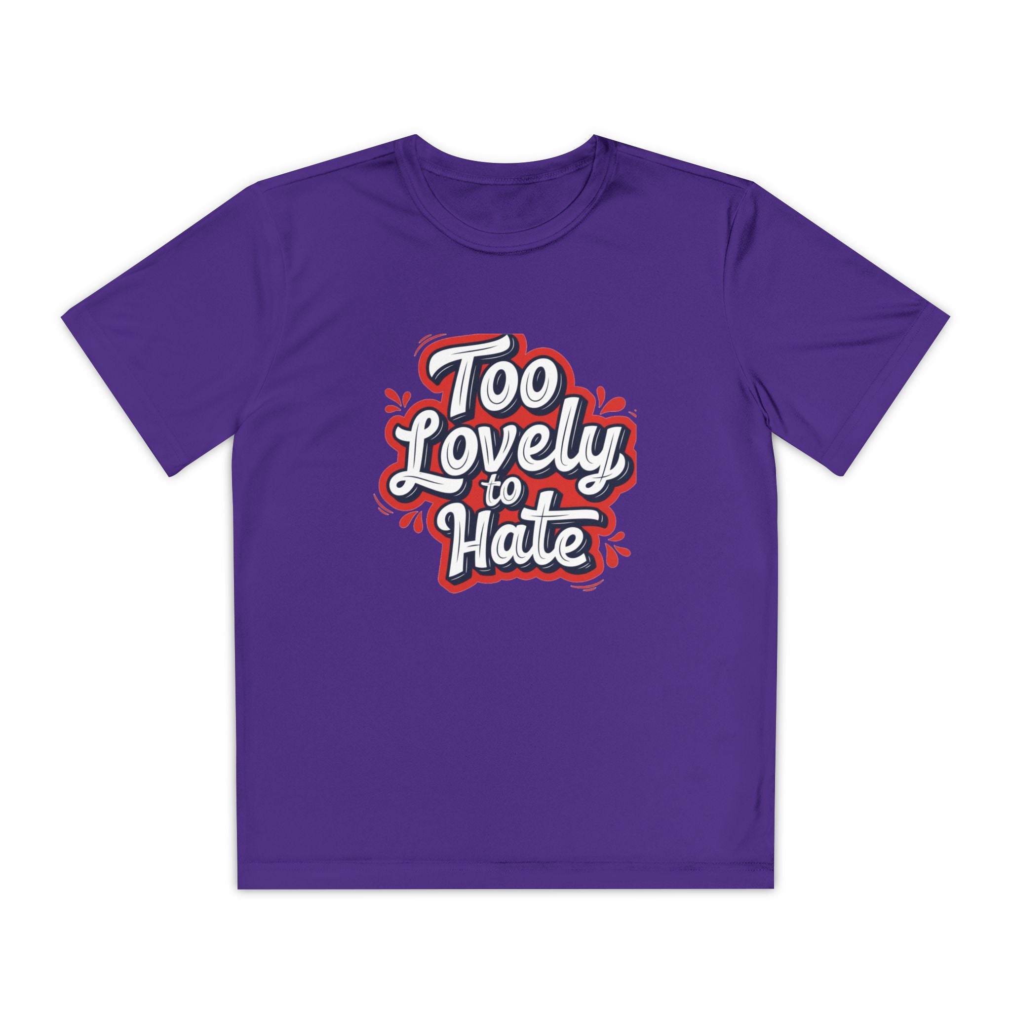 Youth Tee “Too Lovely to Hate / Love More Hate Less”