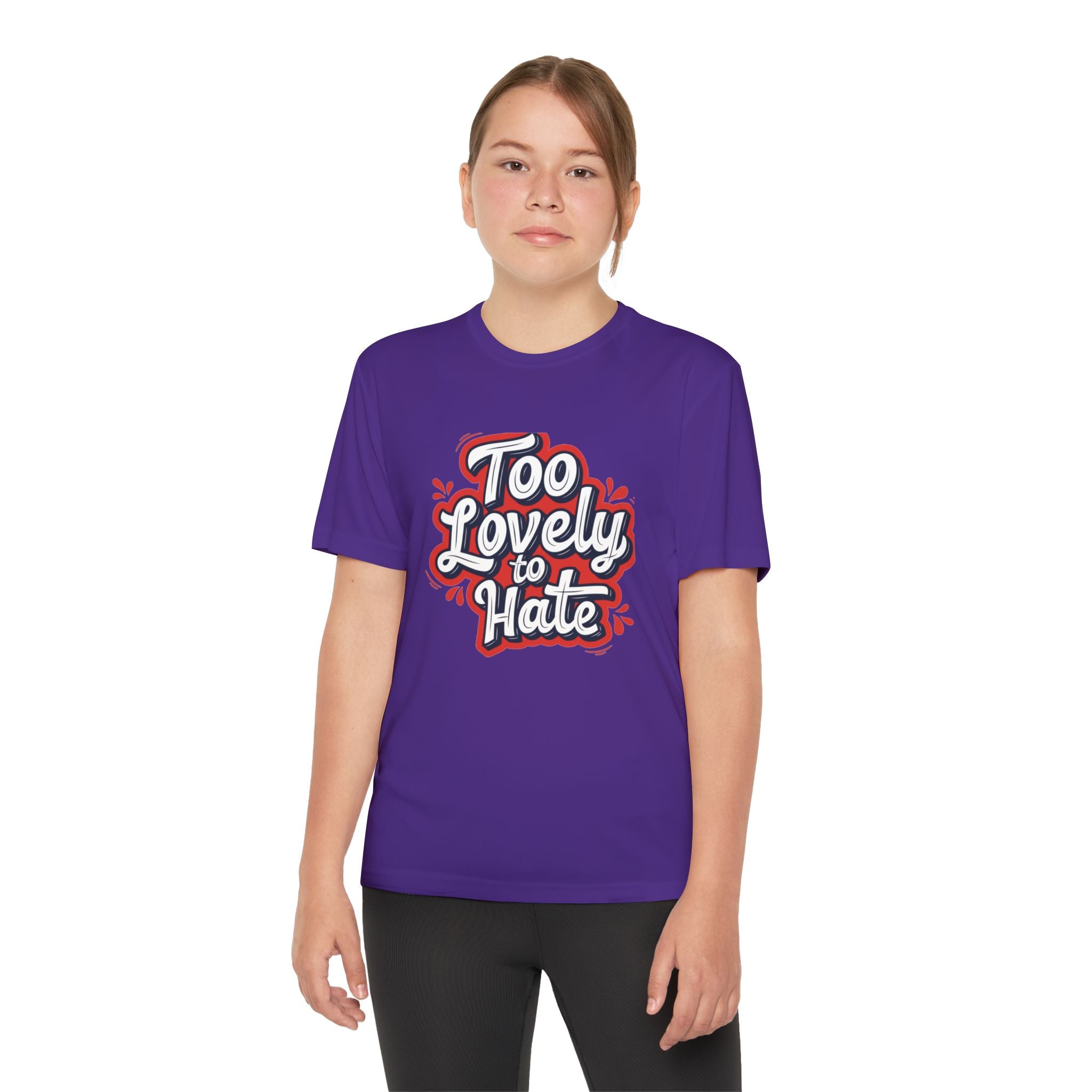 Youth Tee “Too Lovely to Hate / Love More Hate Less”