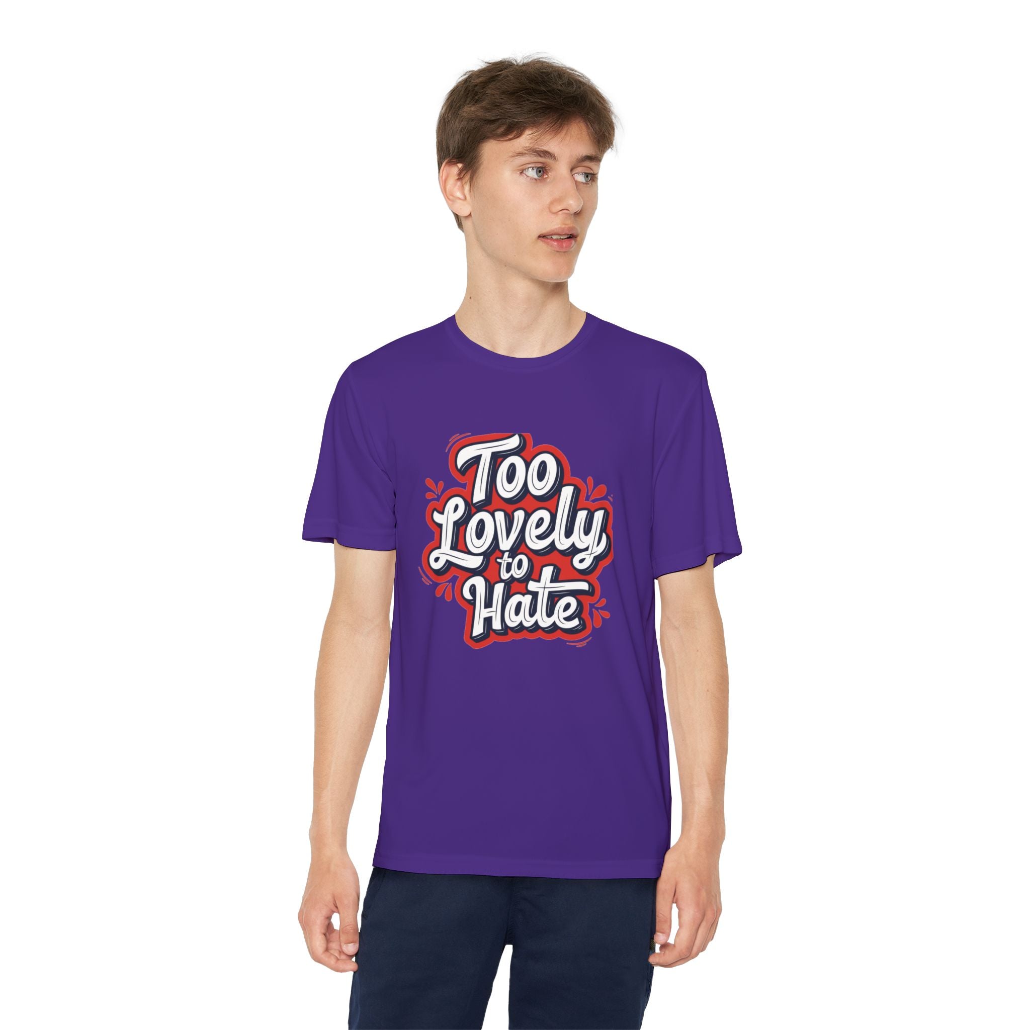 Youth Tee “Too Lovely to Hate / Love More Hate Less”