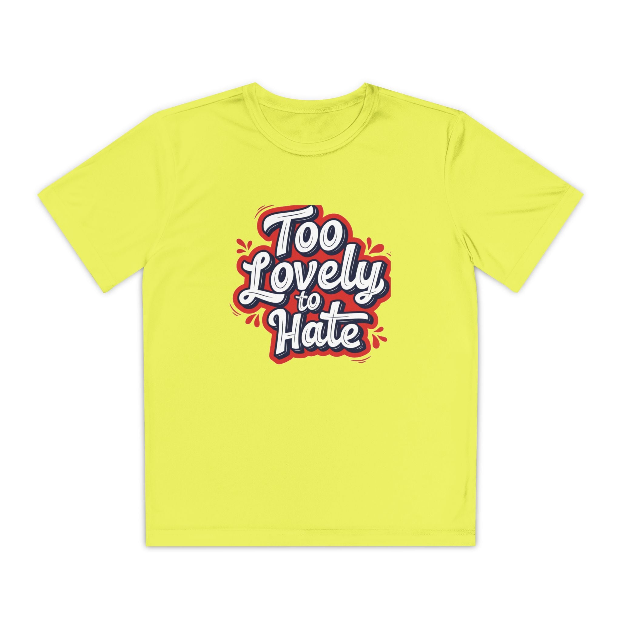 Youth Tee “Too Lovely to Hate / Love More Hate Less”