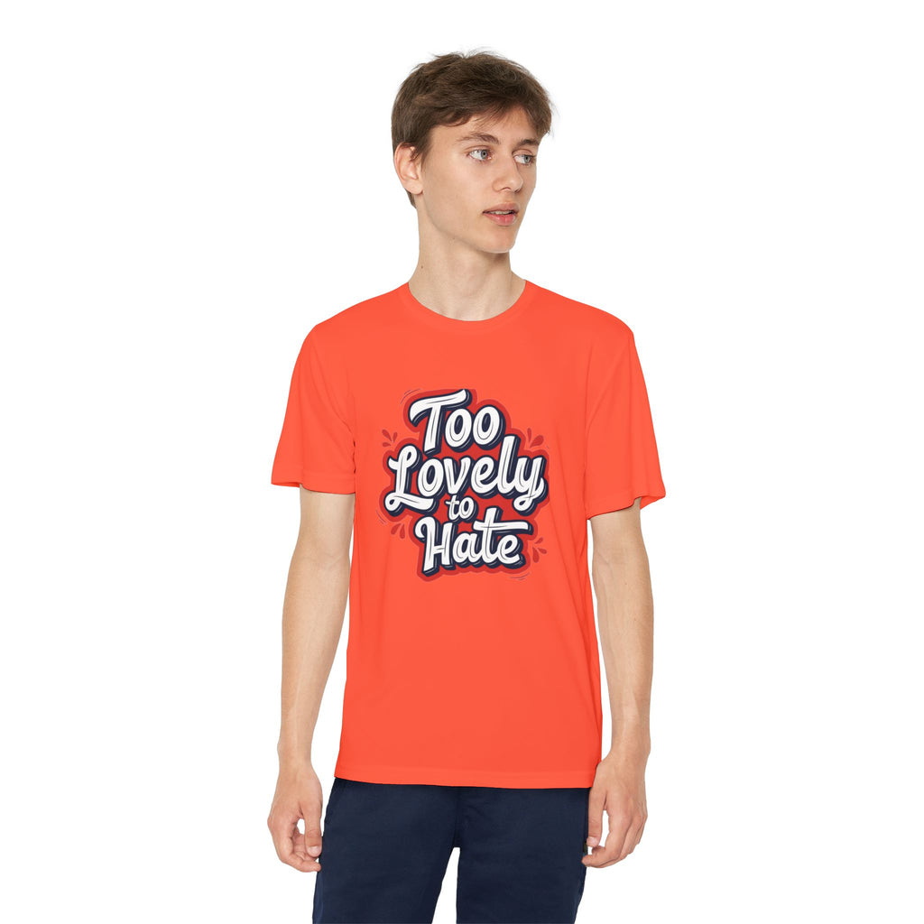 Youth Tee “Too Lovely to Hate / Love More Hate Less”